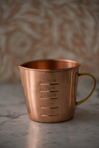 Copper Liquid Measuring Cup - Available in two sizes